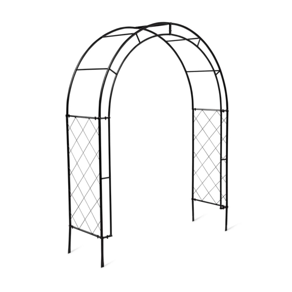 Greenhaus Gardening Garden Arbor, Steel Arch Support for Vertical Gardening
