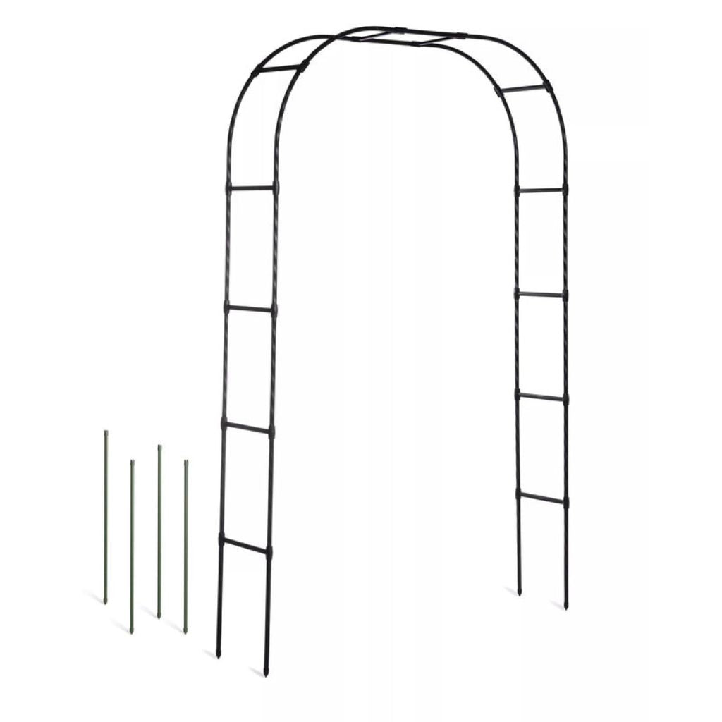Greenhaus Gardening Garden Arch Support, Weather Resistant Steel Structure