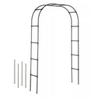 Greenhaus Gardening Garden Arch Support, Weather Resistant Steel Structure