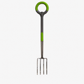 Greenhaus Gardening Stainless Border Fork for Tight Garden Spaces