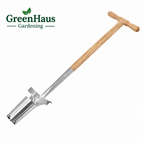 Greenhaus Gardening Stainless Steel Bulb Planter with Foot Step Soil Cutter