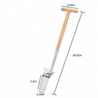Greenhaus Gardening Stainless Steel Bulb Planter with Foot Step Soil Cutter