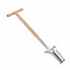 Greenhaus Gardening Stainless Steel Bulb Planter with Foot Step Soil Cutter
