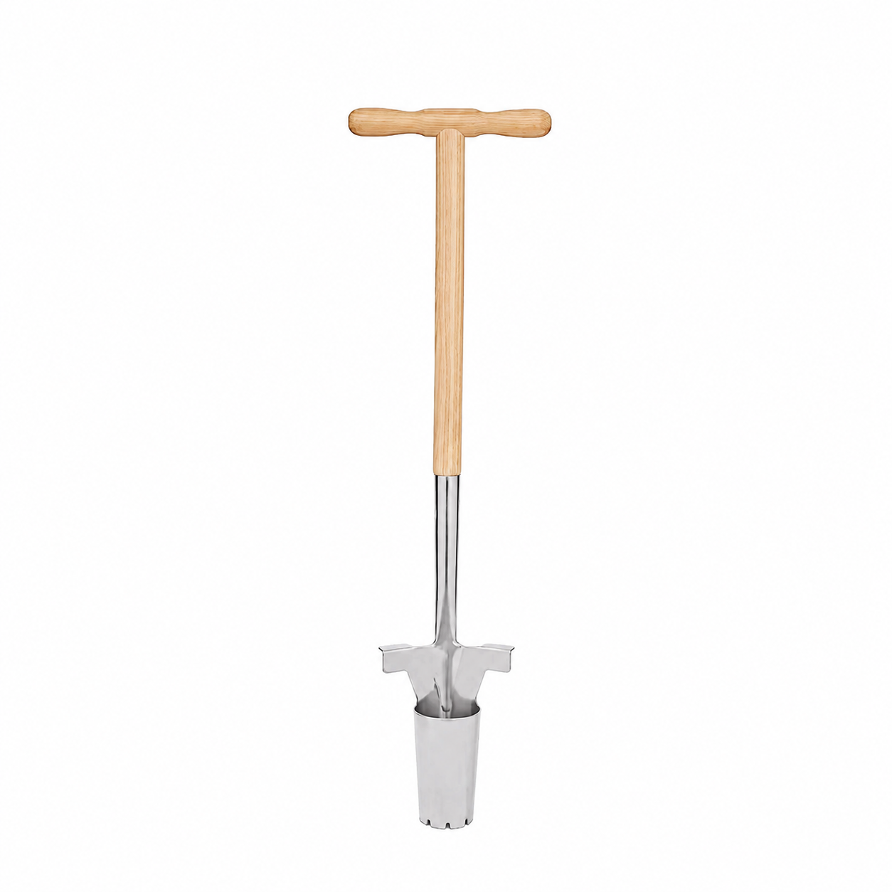 Greenhaus Gardening Stainless Steel Bulb Planter with Foot Step Soil Cutter