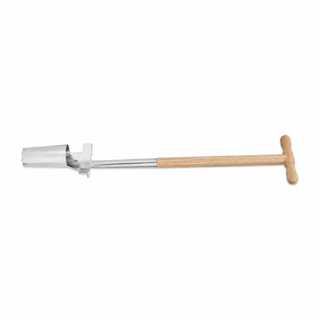 Greenhaus Gardening Stainless Steel Bulb Planter with Foot Step Soil Cutter