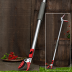 Greenhaus Gardening Long-Reach Bypass Pruner for Garden Branches