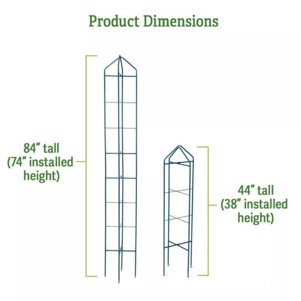 Greenhaus Gardening Tomato Towers Set of 2, Heavy Duty Plant Supports