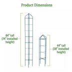 Greenhaus Gardening Tomato Towers Set of 2, Heavy Duty Plant Supports