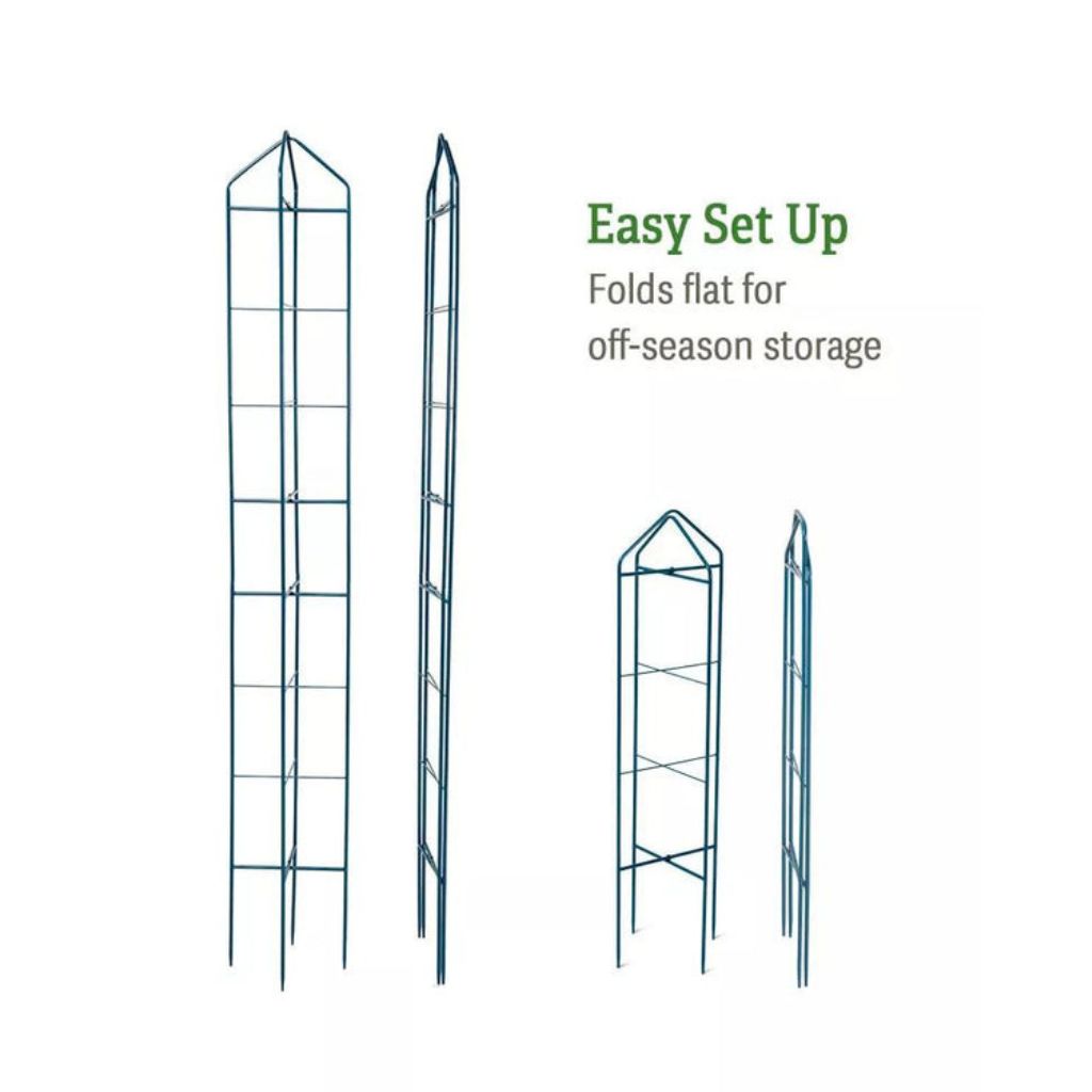 Greenhaus Gardening Tomato Towers Set of 2, Heavy Duty Plant Supports
