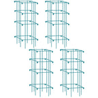 Greenhaus Gardening Tomato Cages Set of 4, Weather Resistant Plant Supports