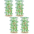 Greenhaus Gardening Tomato Cages Set of 4, Weather Resistant Plant Supports