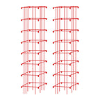 Greenhaus Gardening Tomato Cage Set of 2, Heavy-Duty Plant Support Towers