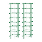 Greenhaus Gardening Tomato Cage Set of 2, Heavy-Duty Plant Support Towers