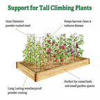 Greenhaus Gardening Modular Tomato Ladder Set of 6, Heavy Duty Plant Supports