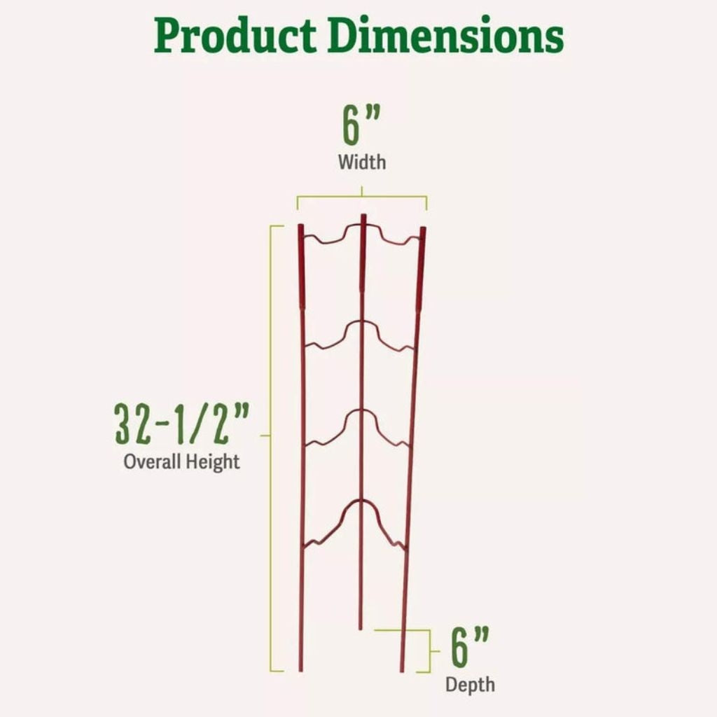 Greenhaus Gardening Modular Tomato Ladder Set of 6, Heavy Duty Plant Supports