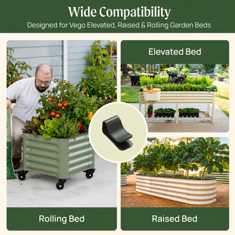 GreenHaus Gardening Raised Bed Irrigation Hose Clips