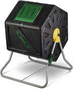 GreenHaus Gardening Outdoor Composting Bin with Easy Turn Aeration Design