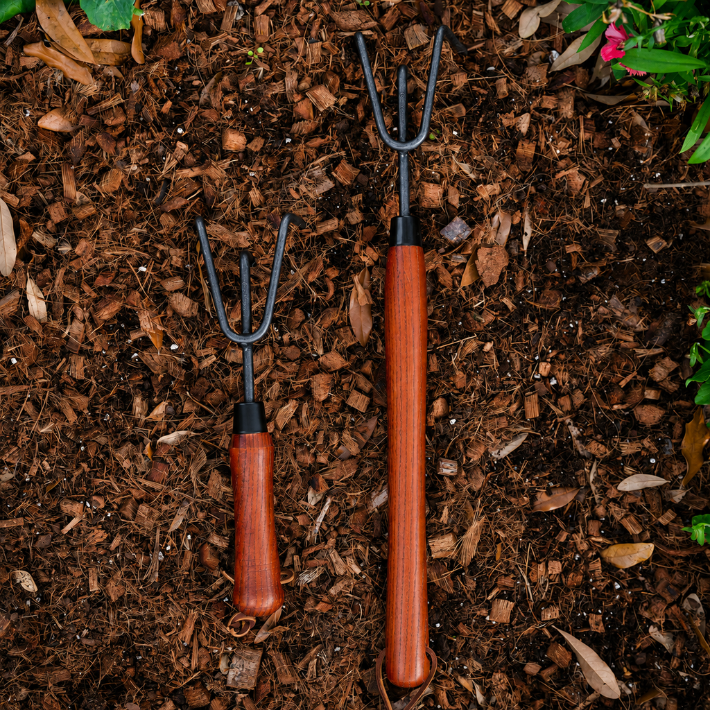 GreenHaus Gardening Heavy-Duty Cultivator Tool for Weeding & Soil Aeration