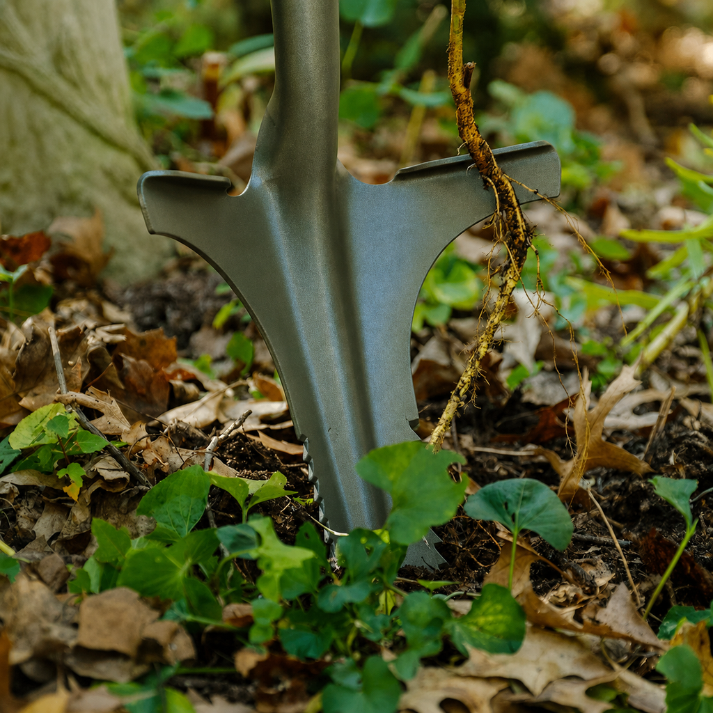 Greenhaus Gardening Deep Weeder for Tough Roots and Weed Removal