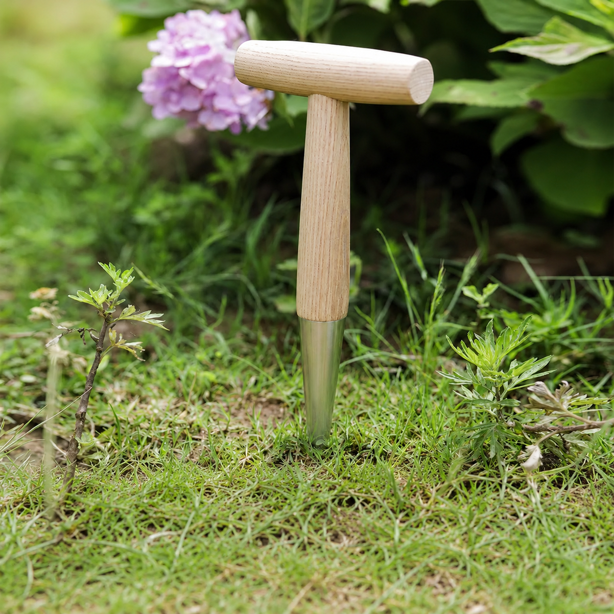Greenhaus Gardening Garden Dibbler Tool, Precision Bulb and Seed Planter