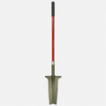 Greenhaus Gardening Long Handle Drain Spade for Tough Ground