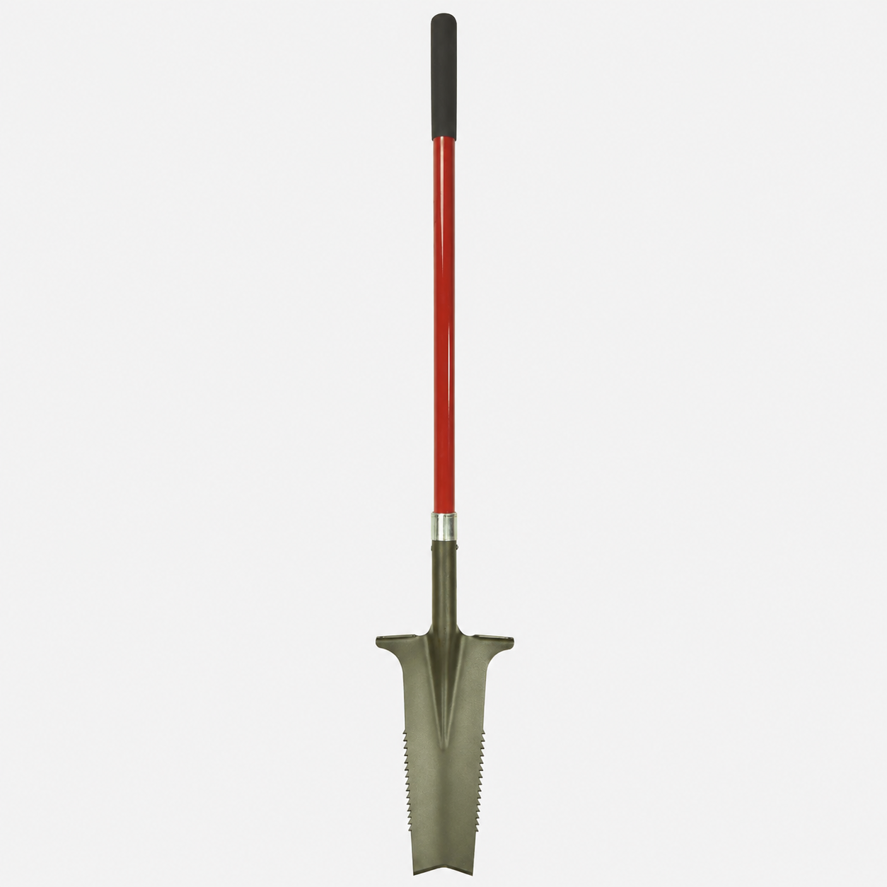 Greenhaus Gardening Long Handle Drain Spade for Tough Ground