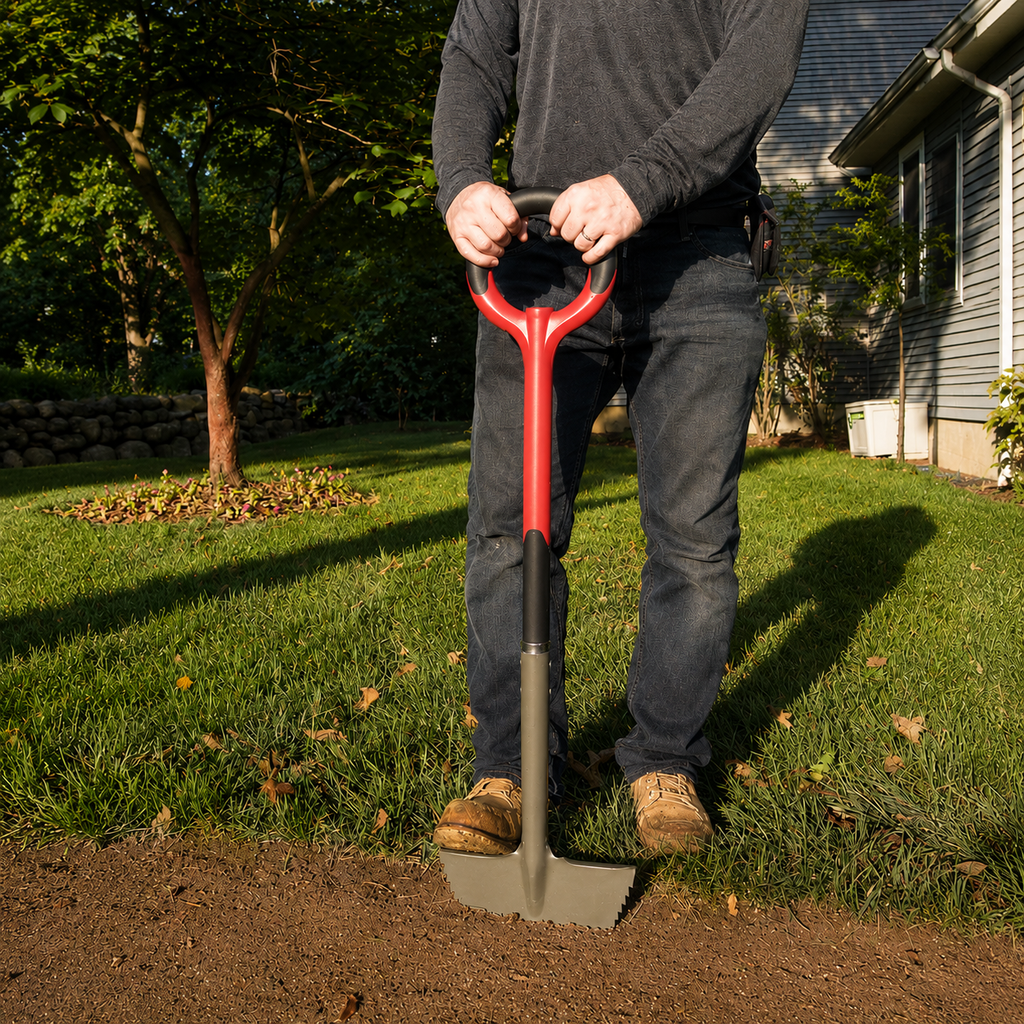 Greenhaus Gardening Lawn Edger Tool, Heavy Duty Yard and Garden Maintenance