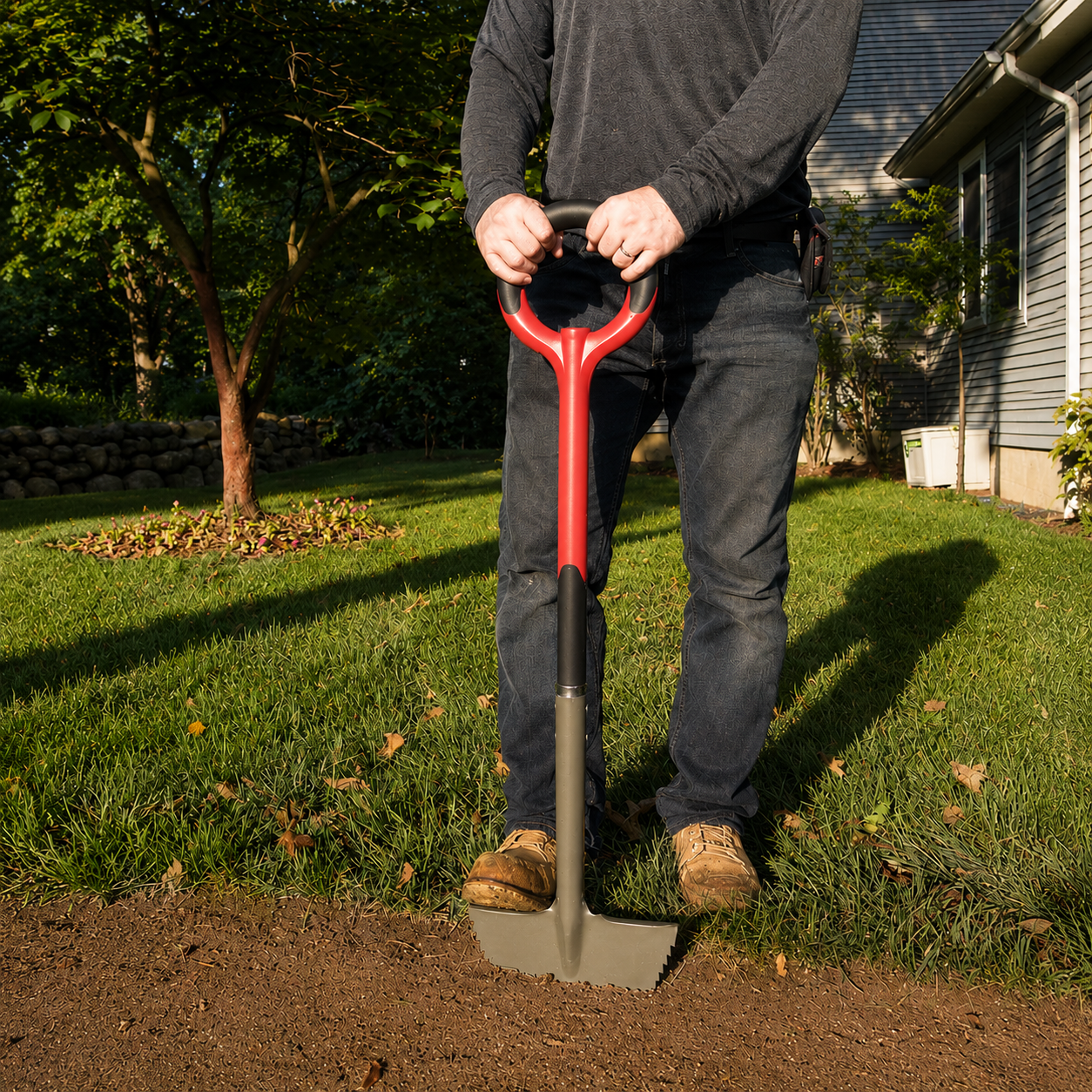 Greenhaus Gardening Lawn Edger Tool, Heavy Duty Yard and Garden Maintenance