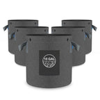 GreenHaus Gardening Heavy Duty Fabric Planter Pots for Vegetables & Herbs