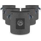 GreenHaus Gardening Heavy Duty Fabric Planter Pots for Vegetables & Herbs