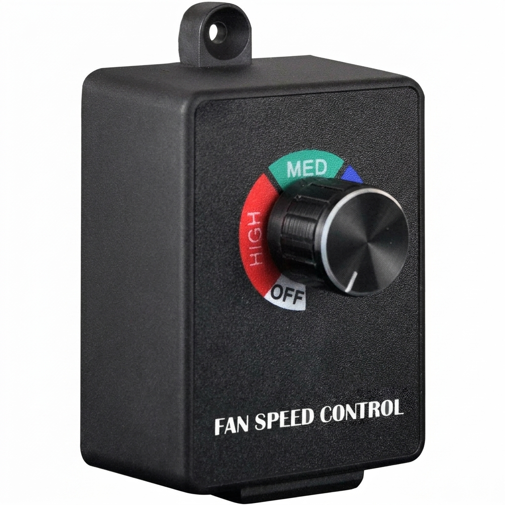 Greenhaus Gardening Variable Fan Speed Controller with Grounded Plug