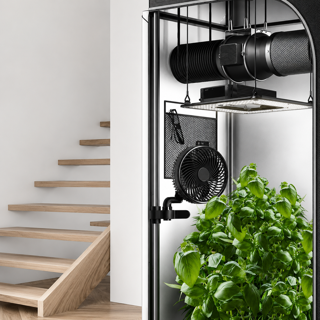 Greenhaus Gardening Grow Tent Clip Fan with EC Motor