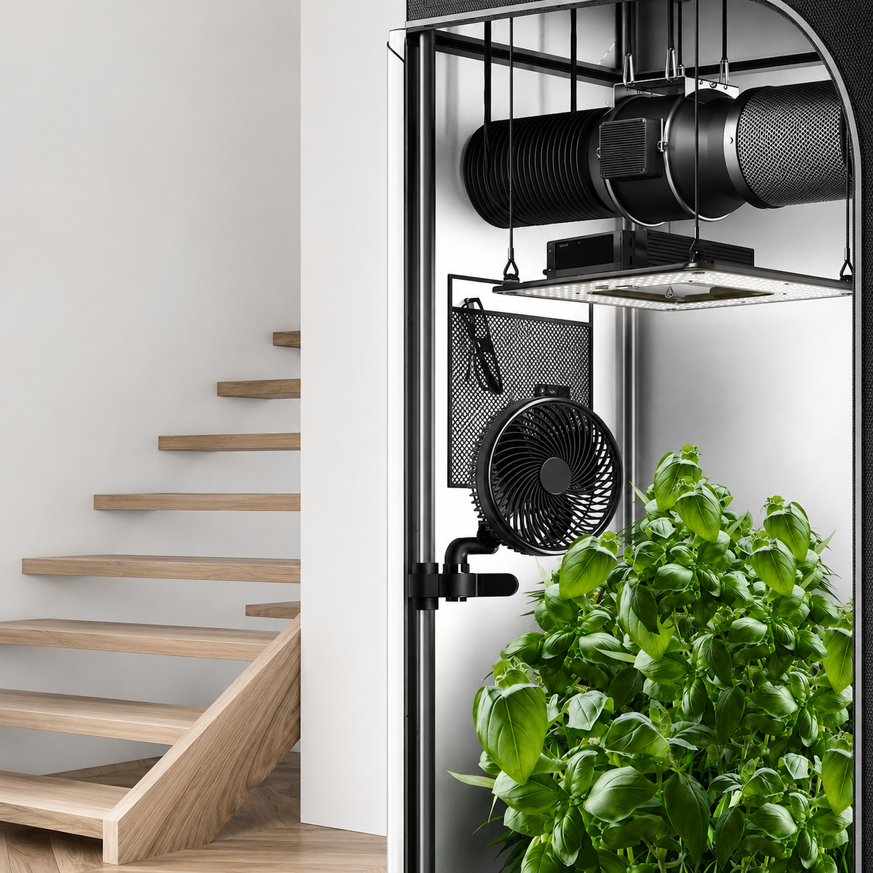 Greenhaus Gardening Grow Tent Clip Fan with EC Motor