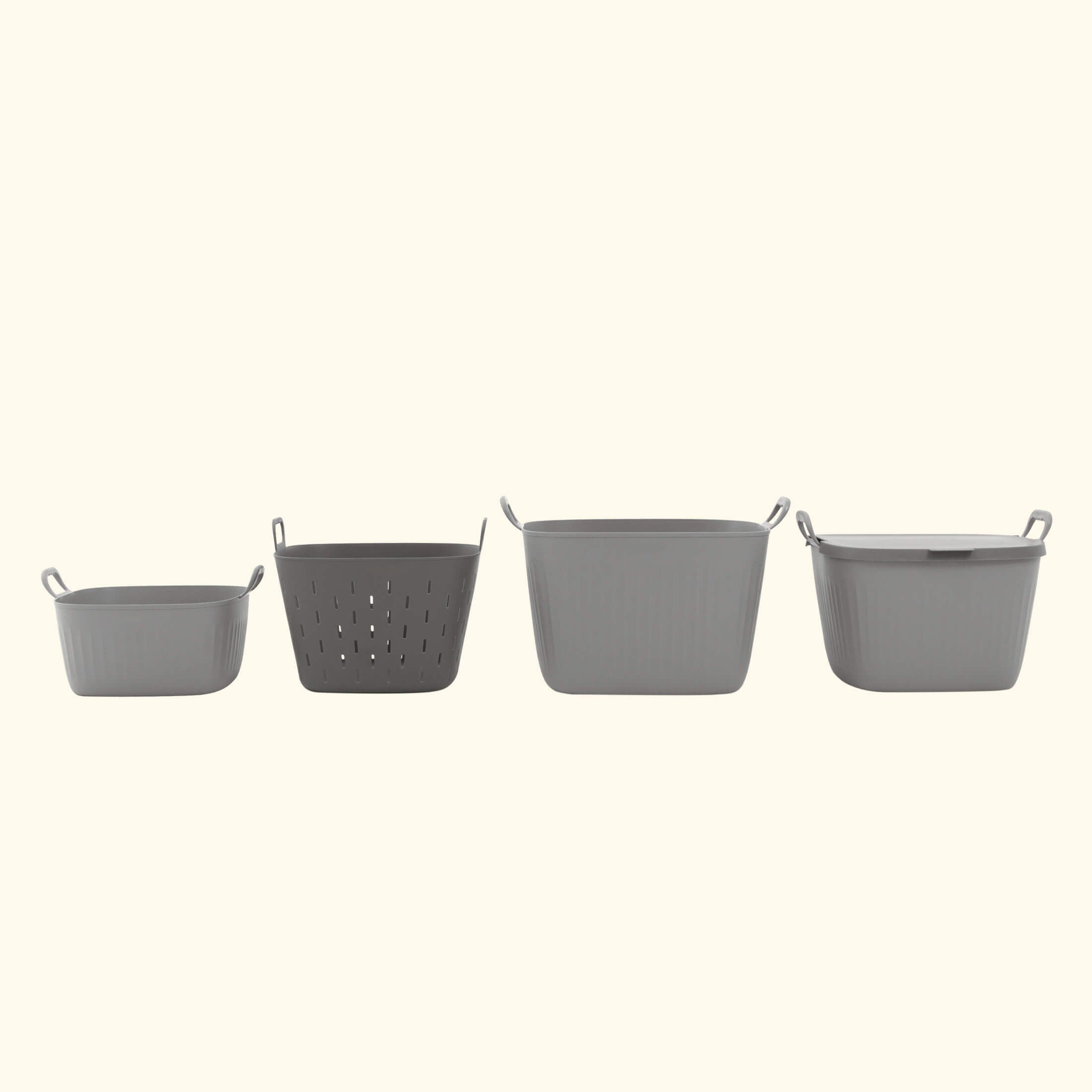 GreenHaus Gardening FlexTub Storage and Harvest Basket Gardening Set