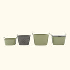 GreenHaus Gardening FlexTub Storage and Harvest Basket Gardening Set