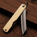 Greenhaus Gardening Compact Workshop Knife with Brass Case