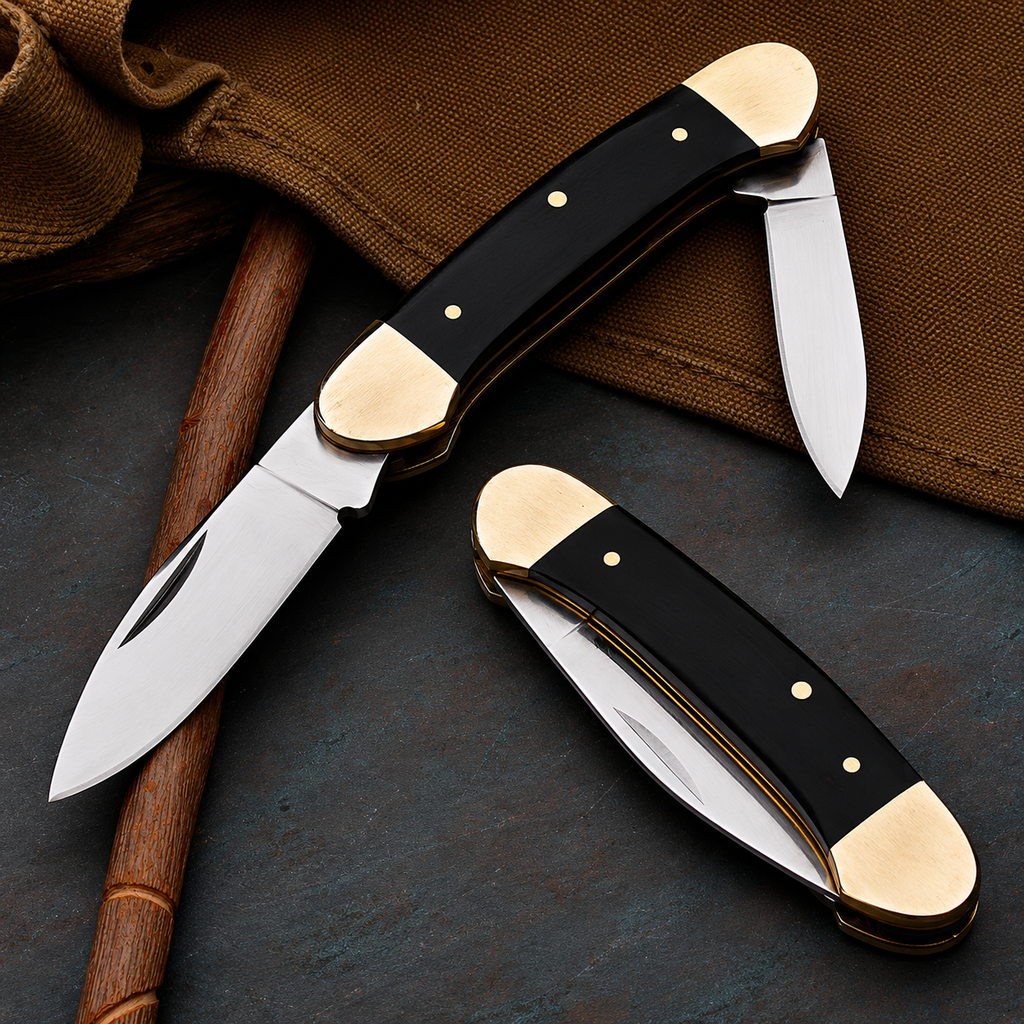 Greenhaus Gardening Traditional Dual-Blade Folding Knife