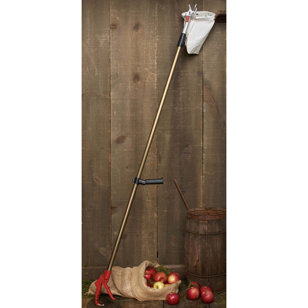 GreenHaus Gardening Telescopic Fruit Picker with Harvest Bag