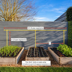 Greenhaus Gardening Garden Trellis System, Heavy Duty Modular Plant Support
