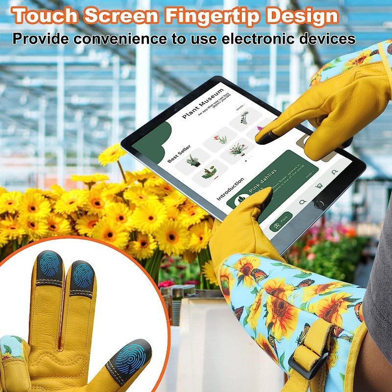 GreenHaus Gardening Breathable Garden Gloves for Pruning & Weeding