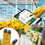 GreenHaus Gardening Breathable Garden Gloves for Pruning & Weeding