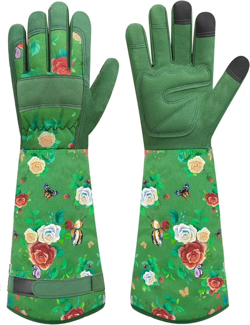 GreenHaus Gardening Breathable Garden Gloves for Pruning & Weeding