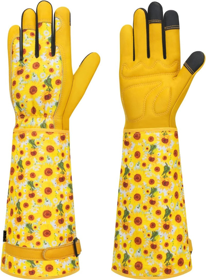 GreenHaus Gardening Breathable Garden Gloves for Pruning & Weeding