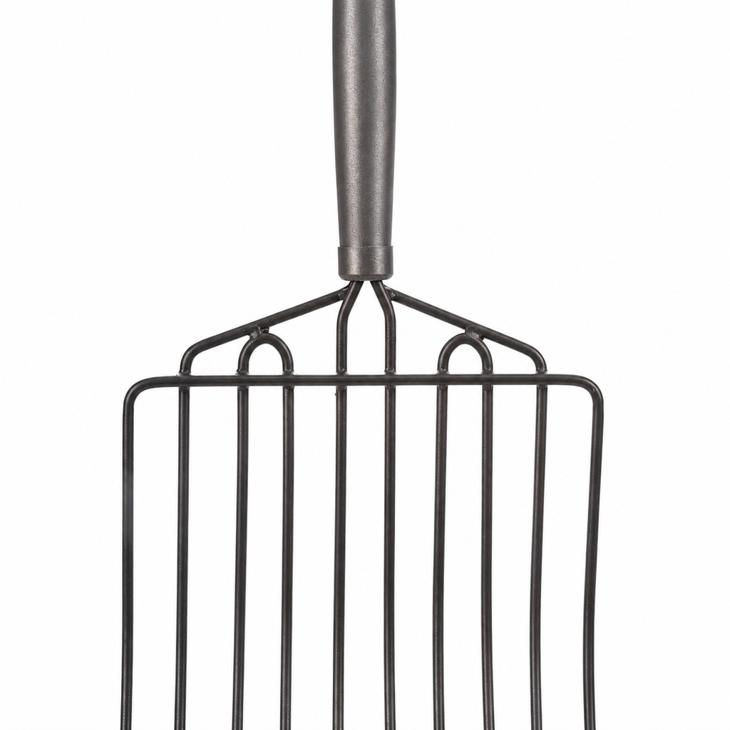 Greenhaus Gardening 10-Tine Garden Fork for Heavy Duty Outdoor Tasks
