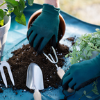 Greenhaus Gardening Garden Gloves for Digging, Planting & Pruning, Flexible Grip Design