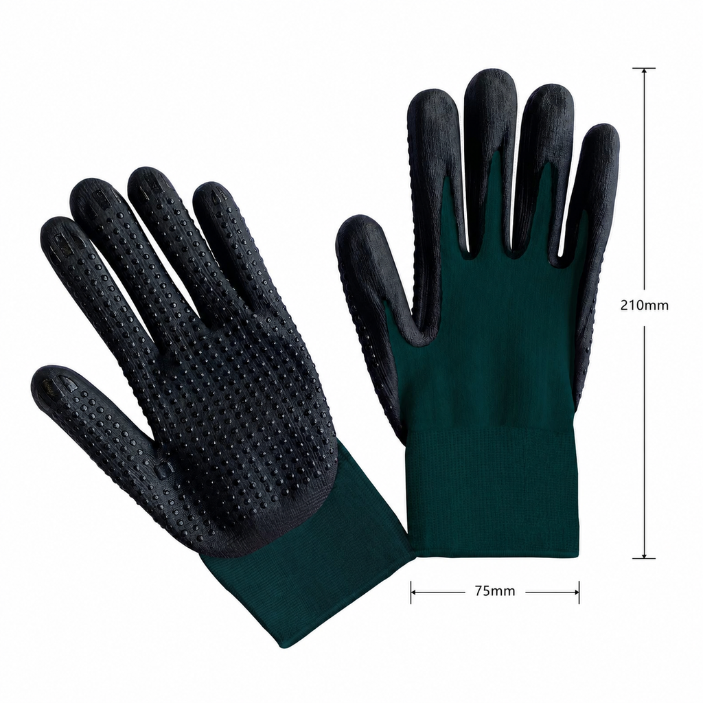 Greenhaus Gardening Garden Gloves for Digging, Planting & Pruning, Flexible Grip Design