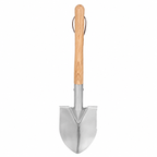 Greenhaus Gardening Heavy Duty Stainless Steel Garden Shovel for Digging & Weeding
