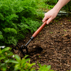 Greenhaus Gardening Hand Garden Hoe, FSC Wood Handle Multi-Use Weeding Tool
