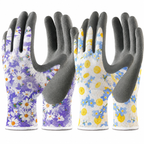 Greenhaus Gardening Gardening Gloves, 6 Pairs with Latex Coated Grip