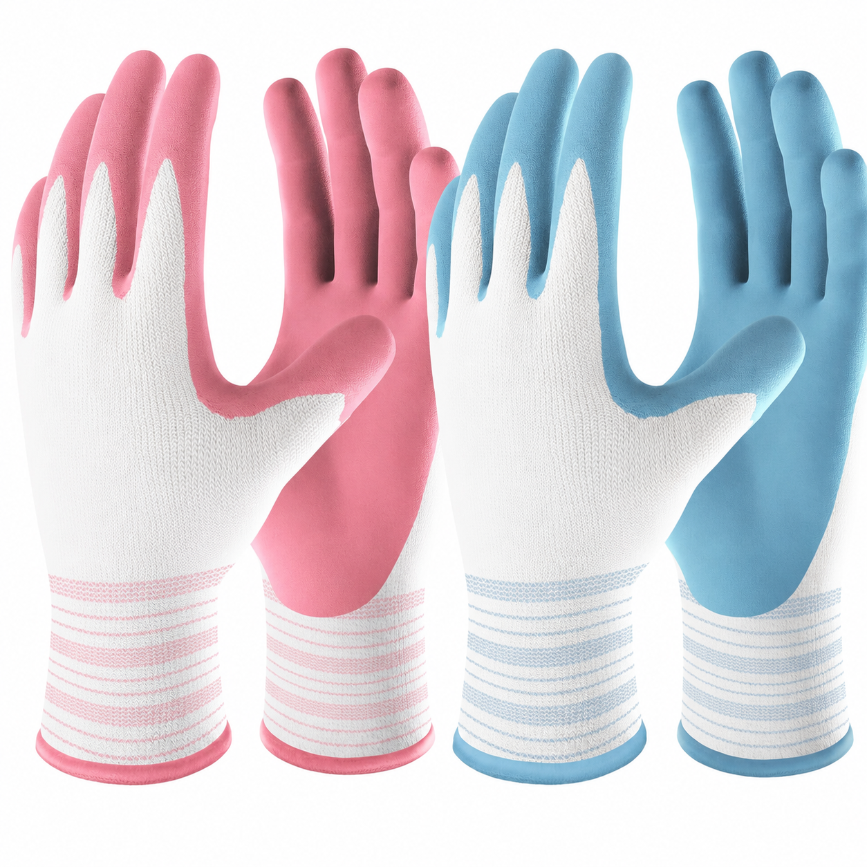 Greenhaus Gardening Gardening Gloves, 6 Pairs with Latex Coated Grip
